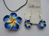 Frangipani Flower Necklace Set #3