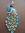Rhinestone Peacock Keychain